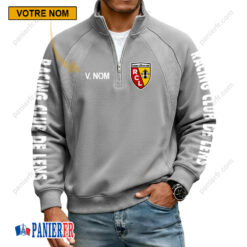 RC Lens – Sweat demi-zippé Nouvelle Version Avec Nom Personnalisé