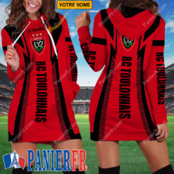 RC Toulonnais – Robe hoodie femme Édition spéciale Avec Nom Personnalisé