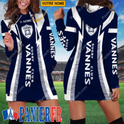 Olympique Lyonnais – Robe hoodie femme Édition spéciale Avec Nom Personnalisé