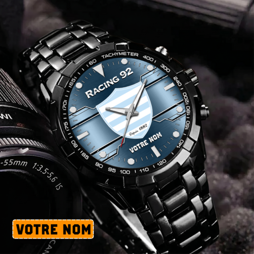 Racing 92 – Montre Aurora Nouvelle édition Avec Nom Personnalisé Racing 92 – Montre Aurora Nouvelle édition Avec Nom Personnalisé
