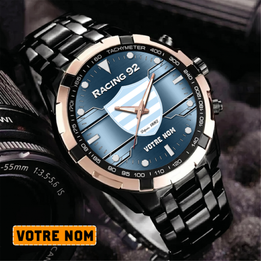 Racing 92 – Montre Aurora Nouvelle édition Avec Nom Personnalisé Racing 92 – Montre Aurora Nouvelle édition Avec Nom Personnalisé