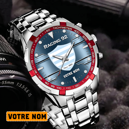 Racing 92 – Montre Aurora Nouvelle édition Avec Nom Personnalisé Racing 92 – Montre Aurora Nouvelle édition Avec Nom Personnalisé