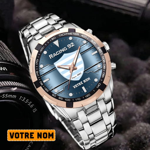 Racing 92 – Montre Aurora Nouvelle édition Avec Nom Personnalisé Racing 92 – Montre Aurora Nouvelle édition Avec Nom Personnalisé