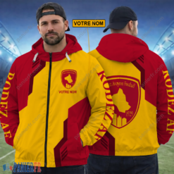 Rodez AF – Hoodie ZipFlex Nouvelle édition avec nom personnalisé