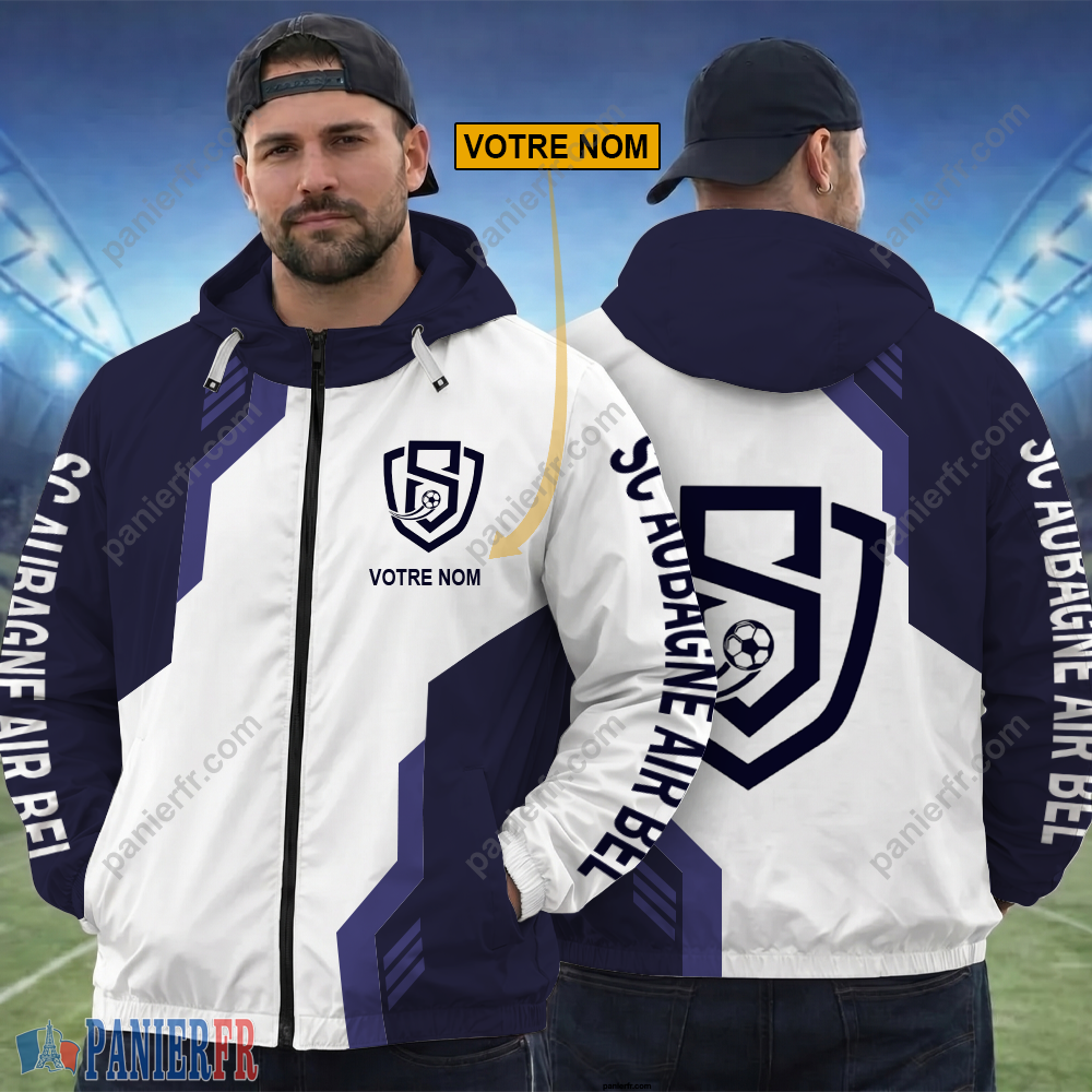 SC Aubagne Air Bel – Hoodie ZipFlex Nouvelle édition avec nom personnalisé SC Aubagne Air Bel – Hoodie ZipFlex Nouvelle édition avec nom personnalisé