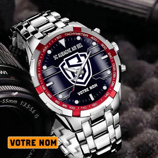 SC Aubagne Air Bel – Montre Aurora Nouvelle édition Avec Nom Personnalisé SC Aubagne Air Bel – Montre Aurora Nouvelle édition Avec Nom Personnalisé