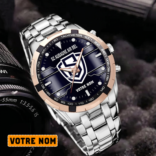 SC Aubagne Air Bel – Montre Aurora Nouvelle édition Avec Nom Personnalisé SC Aubagne Air Bel – Montre Aurora Nouvelle édition Avec Nom Personnalisé