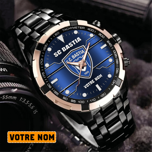 SC Bastia – Montre Aurora Nouvelle édition Avec Nom Personnalisé SC Bastia – Montre Aurora Nouvelle édition Avec Nom Personnalisé