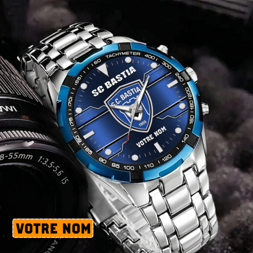 SC Bastia – Montre Aurora Nouvelle édition Avec Nom Personnalisé SC Bastia – Montre Aurora Nouvelle édition Avec Nom Personnalisé