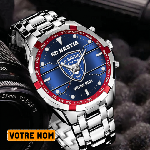 SC Bastia – Montre Aurora Nouvelle édition Avec Nom Personnalisé SC Bastia – Montre Aurora Nouvelle édition Avec Nom Personnalisé