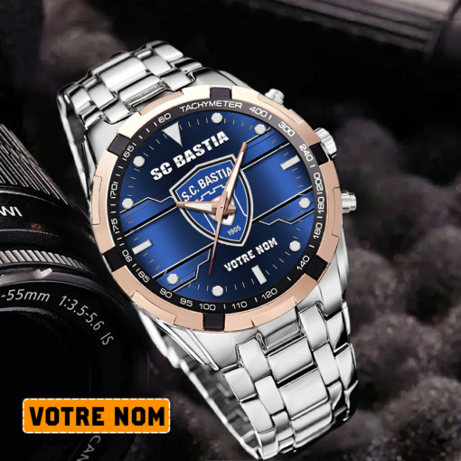 SC Bastia – Montre Aurora Nouvelle édition Avec Nom Personnalisé SC Bastia – Montre Aurora Nouvelle édition Avec Nom Personnalisé