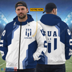SU Agen – Hoodie ZipFlex Nouvelle édition avec nom personnalisé