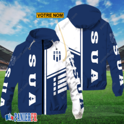 SU Agen – Hoodie ZipFlex Nouveau style avec nom personnalisé