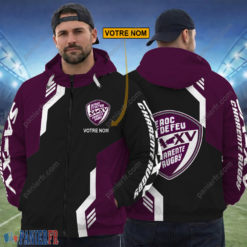 Soyaux-Angoulême XV – Hoodie ZipFlex Nouvelle édition avec nom personnalisé