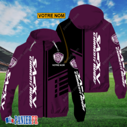 Soyaux-Angoulême XV – Hoodie ZipFlex Nouveau style avec nom personnalisé
