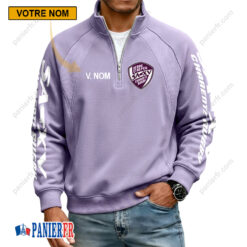 Soyaux-Angoulême XV – Sweat demi-zippé Nouvelle Version Avec Nom Personnalisé