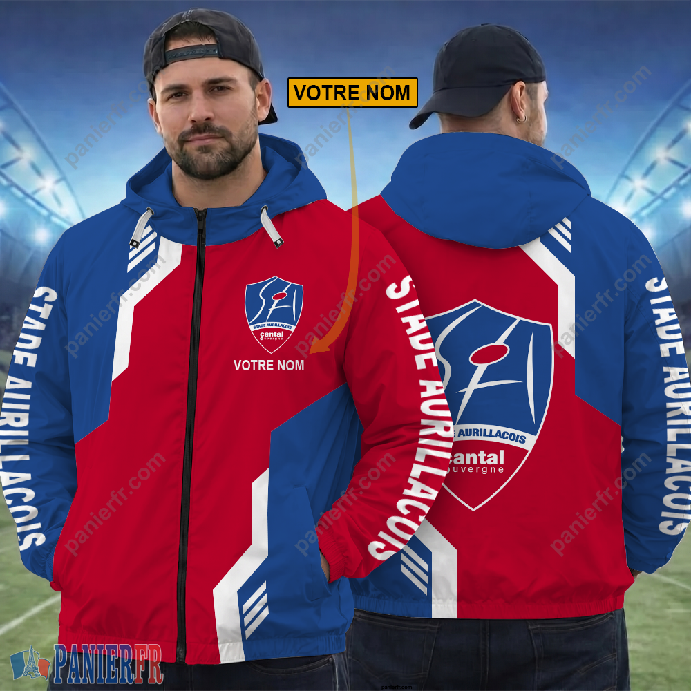 Stade Aurillacois – Hoodie ZipFlex Nouvelle édition avec nom personnalisé Stade Aurillacois – Hoodie ZipFlex Nouvelle édition avec nom personnalisé