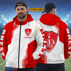 Stade Brestois 29 – Hoodie ZipFlex Nouvelle édition avec nom personnalisé