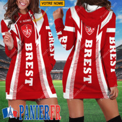 Stade Brestois 29 – Robe hoodie femme Édition spéciale Avec Nom Personnalisé