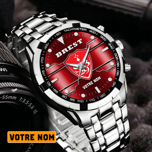 Stade Brestois 29 – Montre Aurora Nouvelle édition Avec Nom Personnalisé Stade Brestois 29 – Montre Aurora Nouvelle édition Avec Nom Personnalisé