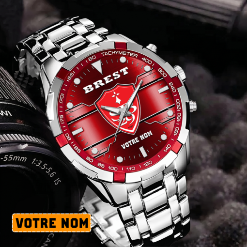 Stade Brestois 29 – Montre Aurora Nouvelle édition Avec Nom Personnalisé Stade Brestois 29 – Montre Aurora Nouvelle édition Avec Nom Personnalisé