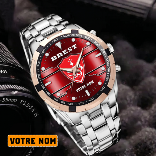 Stade Brestois 29 – Montre Aurora Nouvelle édition Avec Nom Personnalisé Stade Brestois 29 – Montre Aurora Nouvelle édition Avec Nom Personnalisé