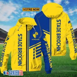 Stade Briochin – Hoodie ZipFlex Nouveau style avec nom personnalisé