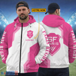 Stade Francais – Hoodie ZipFlex Nouvelle édition avec nom personnalisé