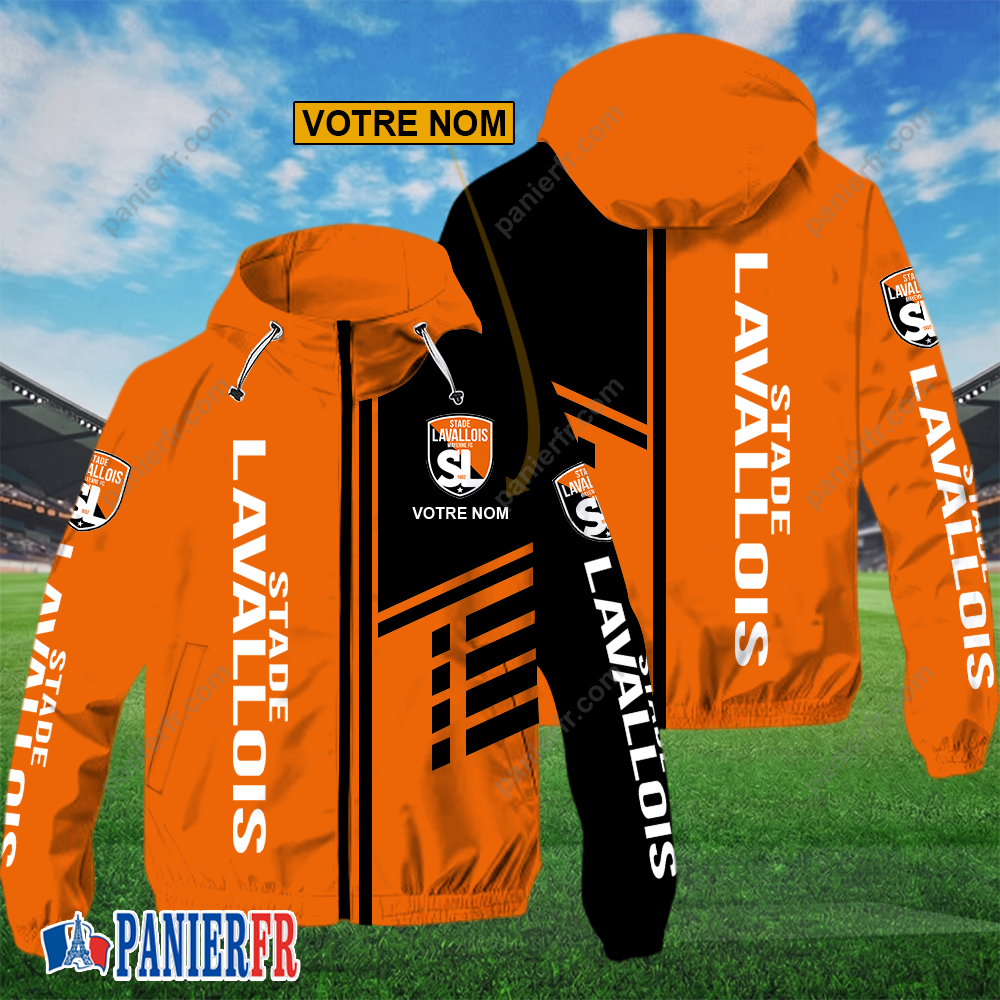 Stade Lavallois – Hoodie ZipFlex Nouveau style avec nom personnalisé Stade Lavallois – Hoodie ZipFlex Nouveau style avec nom personnalisé