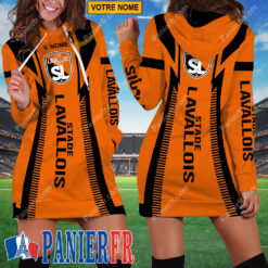 Stade Lavallois – Robe hoodie femme Édition spéciale Avec Nom Personnalisé