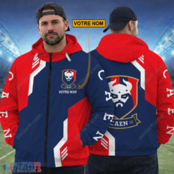 Stade Malherbe Caen – Hoodie ZipFlex Nouvelle édition avec nom personnalisé