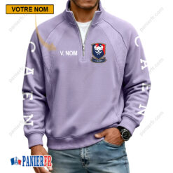 Stade Malherbe Caen – Sweat demi-zippé Nouvelle Version Avec Nom Personnalisé