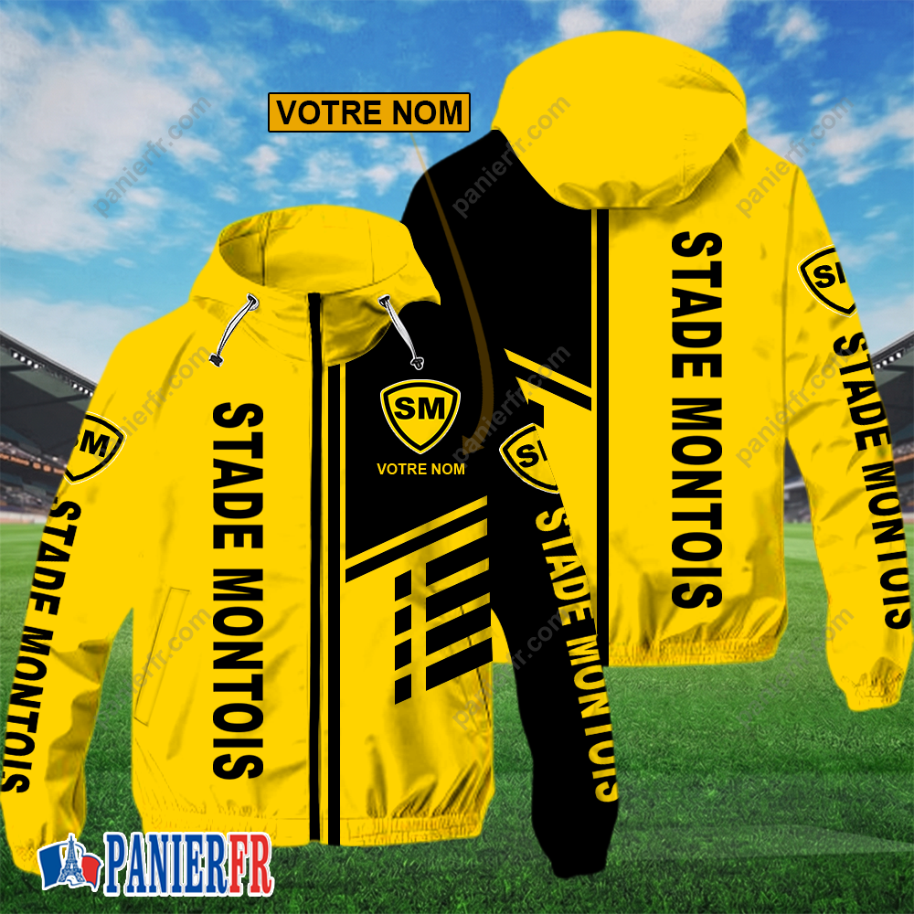 Stade Montois Rugby – Hoodie ZipFlex Nouveau style avec nom personnalisé Stade Montois Rugby – Hoodie ZipFlex Nouveau style avec nom personnalisé
