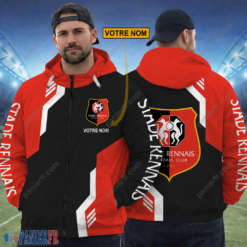 Stade Rennais FC – Hoodie ZipFlex Nouvelle édition avec nom personnalisé