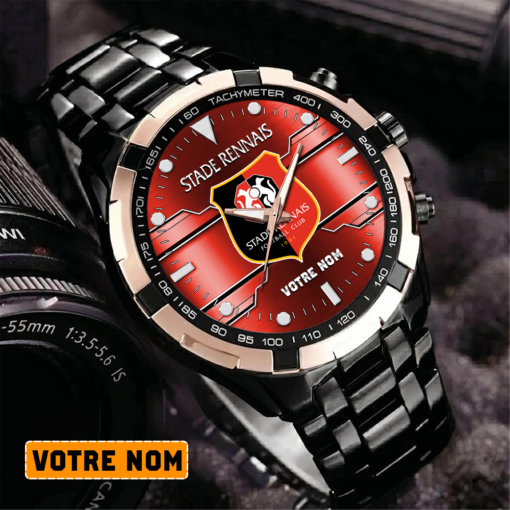 Stade Rennais FC – Montre Aurora Nouvelle édition Avec Nom Personnalisé Stade Rennais FC – Montre Aurora Nouvelle édition Avec Nom Personnalisé