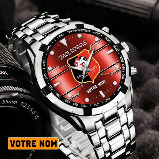 Stade Rennais FC – Montre Aurora Nouvelle édition Avec Nom Personnalisé Stade Rennais FC – Montre Aurora Nouvelle édition Avec Nom Personnalisé