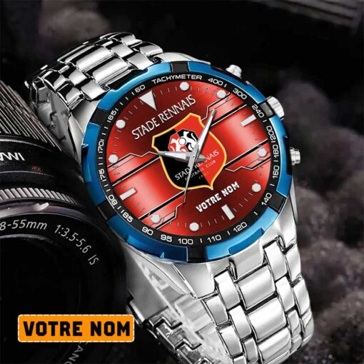 Stade Rennais FC – Montre Aurora Nouvelle édition Avec Nom Personnalisé Stade Rennais FC – Montre Aurora Nouvelle édition Avec Nom Personnalisé