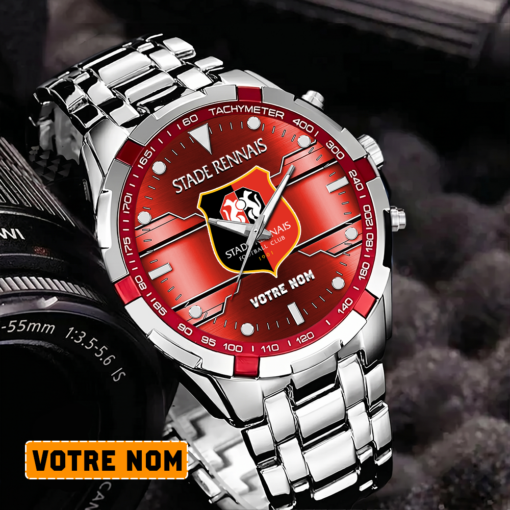 Stade Rennais FC – Montre Aurora Nouvelle édition Avec Nom Personnalisé Stade Rennais FC – Montre Aurora Nouvelle édition Avec Nom Personnalisé