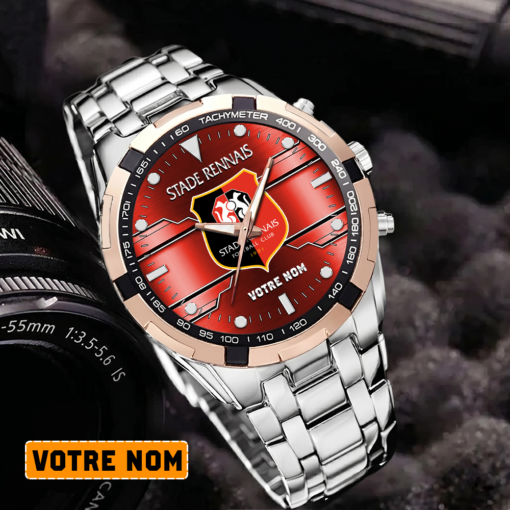 Stade Rennais FC – Montre Aurora Nouvelle édition Avec Nom Personnalisé Stade Rennais FC – Montre Aurora Nouvelle édition Avec Nom Personnalisé