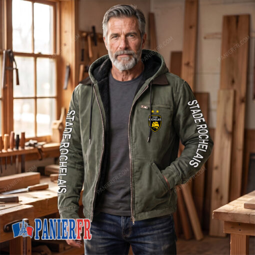 Stade Rochelais – Hoodie en flanelle nouvelle édition Stade Rochelais – Hoodie en flanelle nouvelle édition