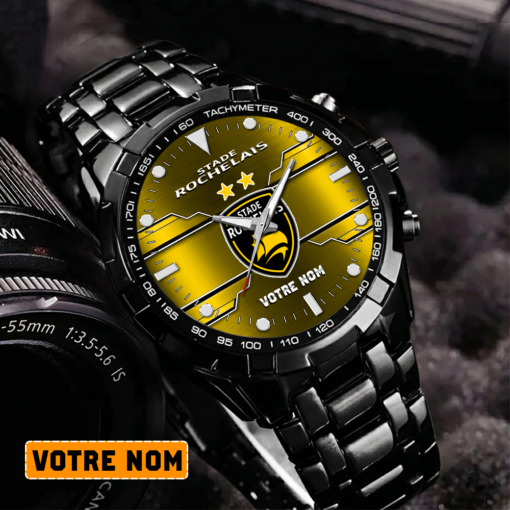 Stade Rochelais – Montre Aurora Nouvelle édition Avec Nom Personnalisé Stade Rochelais – Montre Aurora Nouvelle édition Avec Nom Personnalisé