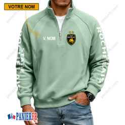 Stade Rochelais – Sweat demi-zippé Nouvelle Version Avec Nom Personnalisé