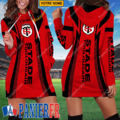 Stade Toulousain – Robe hoodie femme Édition spéciale Avec Nom Personnalisé