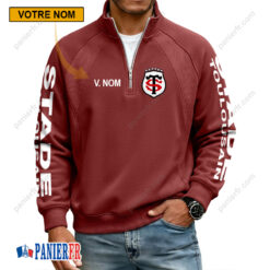 Stade Toulousain – Sweat demi-zippé Nouvelle Version Avec Nom Personnalisé