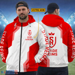 Stade de Reims – Hoodie ZipFlex Nouvelle édition avec nom personnalisé