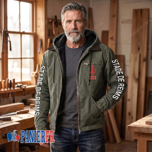 Stade de Reims – Hoodie en flanelle nouvelle édition Stade de Reims – Hoodie en flanelle nouvelle édition