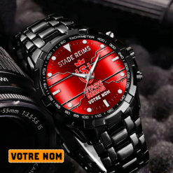 Stade de Reims – Montre Aurora Nouvelle édition Avec Nom Personnalisé