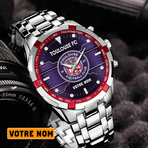 Toulouse FC – Montre Aurora Nouvelle édition Avec Nom Personnalisé Toulouse FC – Montre Aurora Nouvelle édition Avec Nom Personnalisé