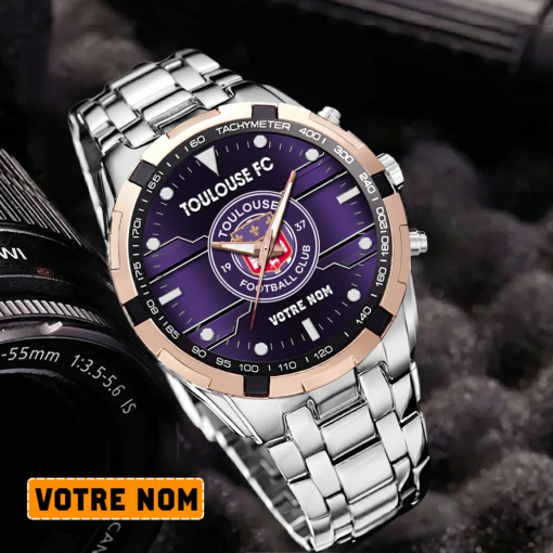 Toulouse FC – Montre Aurora Nouvelle édition Avec Nom Personnalisé Toulouse FC – Montre Aurora Nouvelle édition Avec Nom Personnalisé