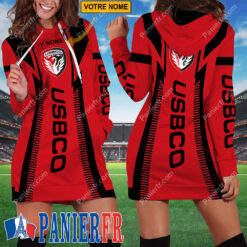 US Boulogne – Robe hoodie femme Édition spéciale Avec Nom Personnalisé